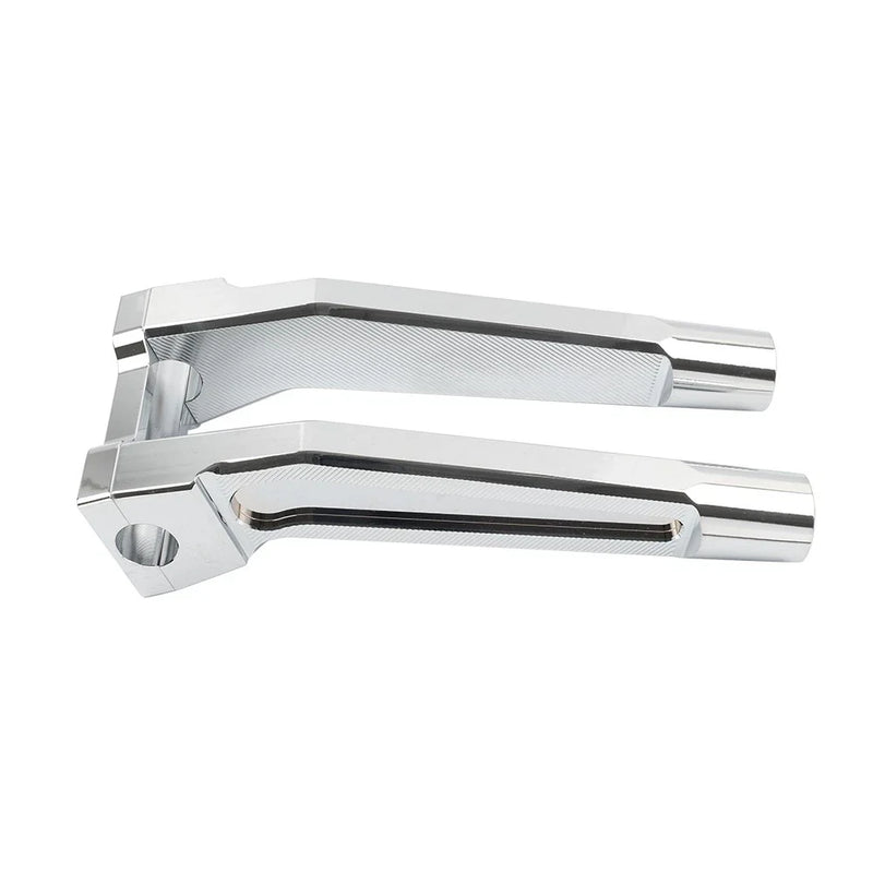 Harley 1" Handlebar 10" Pullback Handlebar Risers Clamp Chrome