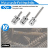 Harley Davidson Touring Street Glide Windshield Bolts / Silver Tone (2014–2024)
