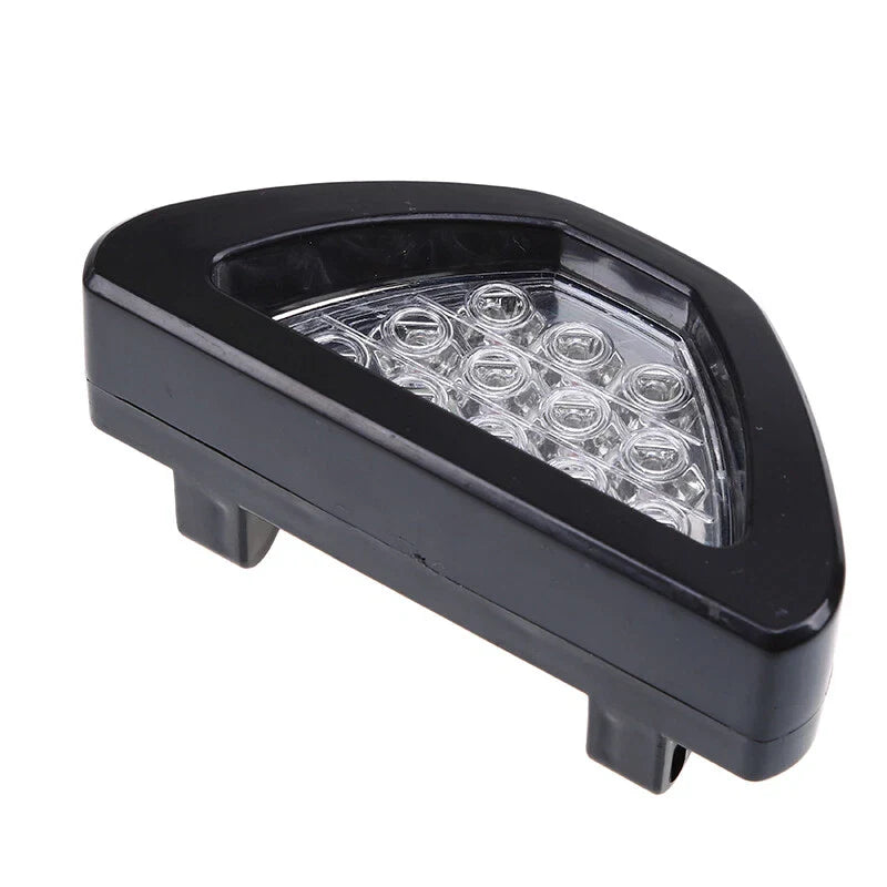 Universal Car F1 Style Clear Lens 12 LED Third Brake Light