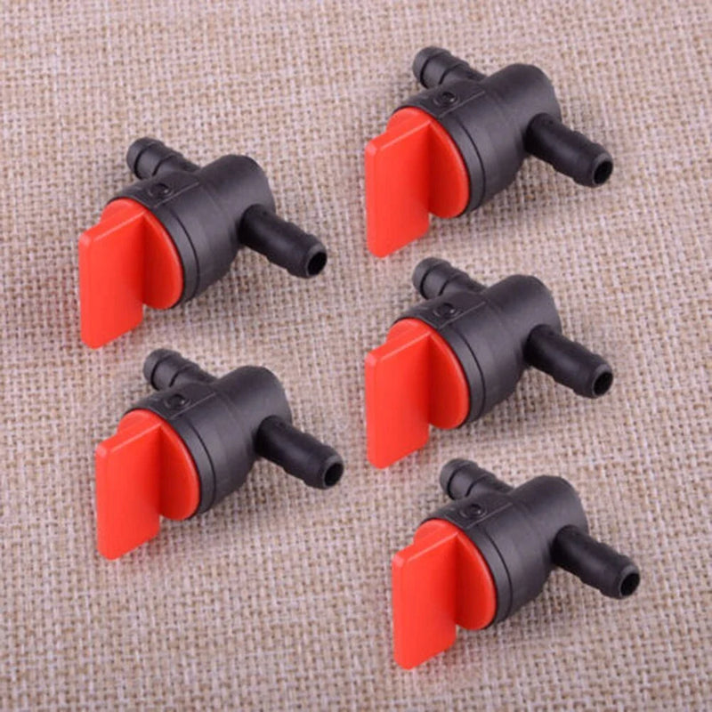 Motorcycle Fuel Tap 5 x Petrol Inline Filter Switch