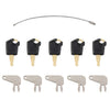 Cat Dozers & Padlocks Ignition Key Set (5P8500, 8H-5306)