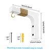 Wall - Hanging Basket Flower Pot Wooden Plant Hanger Hook