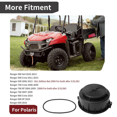 Polaris Ranger 400 / 500 / 700 / 800 Crew XP Air Box Cover w/ Seal