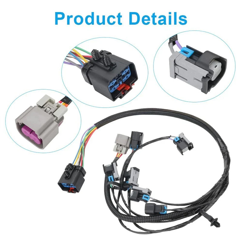 Dodge Grand Caravan Chrysler V6 3.3L Fuel Injector Wiring Harness (2001-2007)