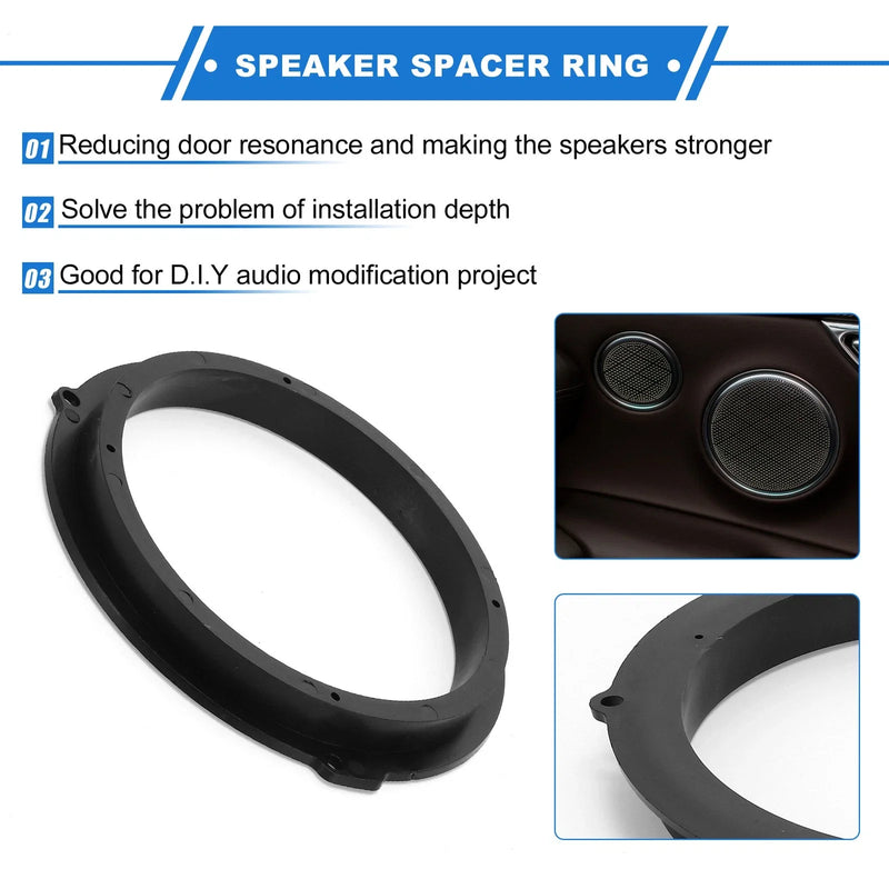 Ford Escape 6.5" Tweeter Speakers 2 x Set Speaker Spacer Ring