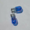 Vehicle 2 x T20 Bluish Silver Coating HID Style Globe Bulbs (6000K)