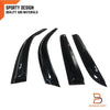 Isuzu D-Max 2012-2019  Door Weather Shield Window Visor Rain Guard