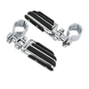 Harley Street Glide 4x Chrome Adjustable Footpeg Clamps 22mm 25mm 32mm 35mm