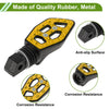 Motorcycle FootPegs 5.1" Rear Foot Pegs Gold Tone 1 pair