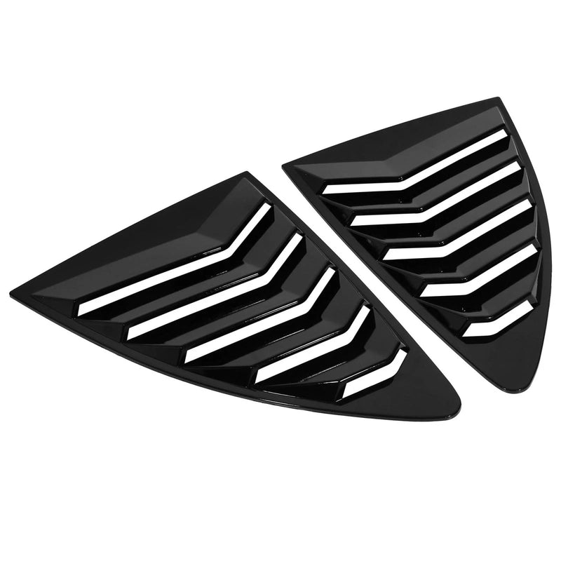 Toyota 86 (2013-2021) Glossy Black Rear Side Window Louvers Covers