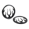 Harley Electra Glide Black Flame Speaker Grill Accent Trim Cover (2009-2023)