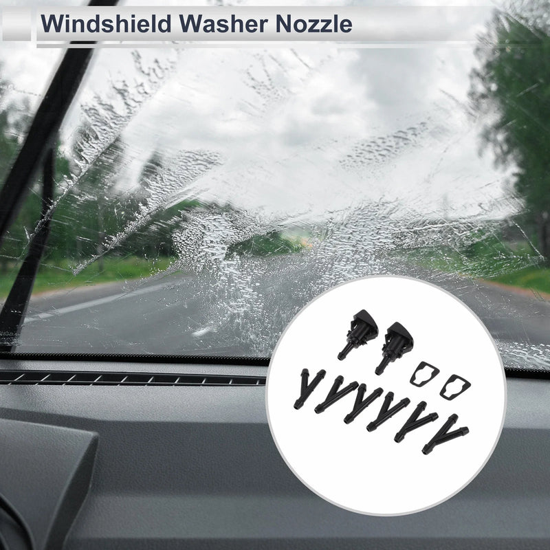 Dodge Windshield Washer Nozzle & 6 x Hose Connectors