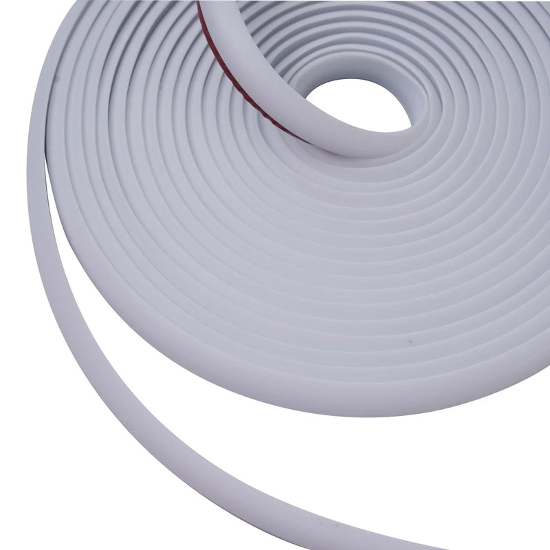 Car Rubber Sealing Strip White Inclined T-Shaped Weatherproof Accessories