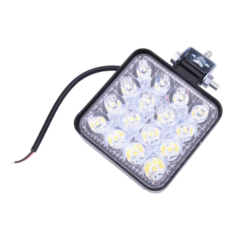 Truck Off Road Tractor 12V 24V 4 x 48W Square LED Work Spot Lights