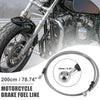 Make Model 10mm Motorcycle Braided Brake Clutch Oil Hoses Pipe Silver Tone