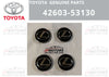 Lexus Wheel Center Caps Black/Silver 4pcs