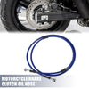 Motorcycle 150cm 59.06" Brake Clutch Oil Hose Line Blue