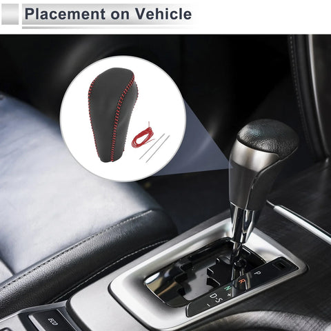 Chevrolet Cruze (2011-2015) Black Red Gear Shift Knob Cover