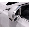 Jaguar XE XF 2016-2018 Silver Side Rearview Mirror Glass Cover Frame Trim