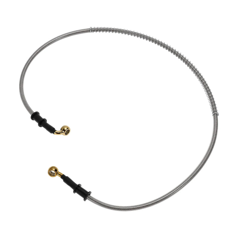 Motorcycle 100cm Brake Clutch Oil Hose Line Silver Tone 1 Pc