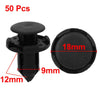 Honda Bumper 50 x Nylon Rivet Fastener Clips 9mm
