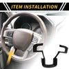 Ford F-150 (2015-2020) Carbon Fiber Black Steering Wheel Cover Trim