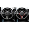 BMW M2-6 / X5 / X6 Soccer Patterns Carbon Fiber Steering Wheel Panel Replacement