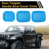 Jeep Gladiator Light Blue Exterior Door Handle Bowl Cover Trims (2020-2024)