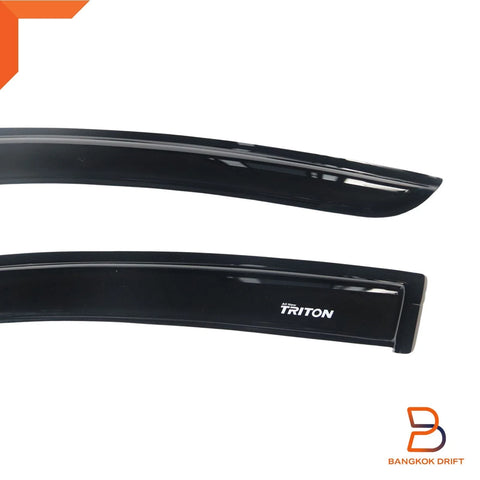 Mitsubishi Triton MQ MR Weather Shield Window Visor Rain Guard (15-23)