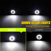 Mitsubishi Lancer 2 x Front Fog Light LED Angle Eye Lamps (2008-2015)
