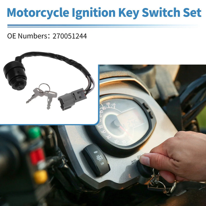 Kawasaki Mule 3000 Ignition Key Switch / 1 Set / Key Switch (2001–2008)