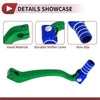 Kayo T6 Green Blue Silver Tone Folding Gear Shifter Lever