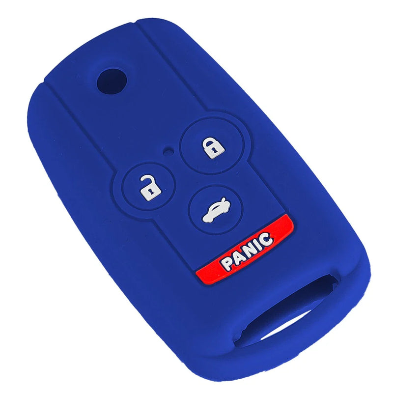 Acura TL TSX ZDX MDX Accord 2 x Silicone Remote Key Fob Cover Case (2004-2020)