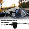 Motorcycle Black CNC Aluminum Alloy Stunt Clutch Cable