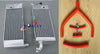 Yamaha YZ250 WR250 Aluminum Radiator + Hose (1990-1991)