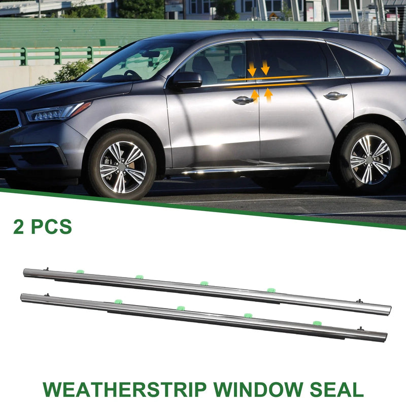 Acura RDX Rear Left & Right Weatherstrip Window Seal (2013-2018)