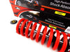 Honda XL500 400mm Red/Chrome Rear Shock Absorbers (1979-1983)