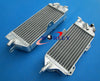 Kawasaki KX250 Aluminum Radiator & Black Hose (1990-1993)