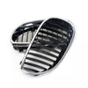 BMW 5-Series E60 / E61 Pair Chrome/Black Front Grille (2004–2009)