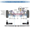 Chrysler 200 Dodge Dart 4pcs Front Inner Outer Tie Rod End Links Kit