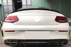 Mercedes-Benz C-Class W205 Coupe 2DR Rear Spoiler Wing ABS Black (2015-2021)