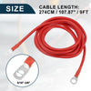 Car Marine 9ft 5/16-3/8 Red Battery Inverter Cable
