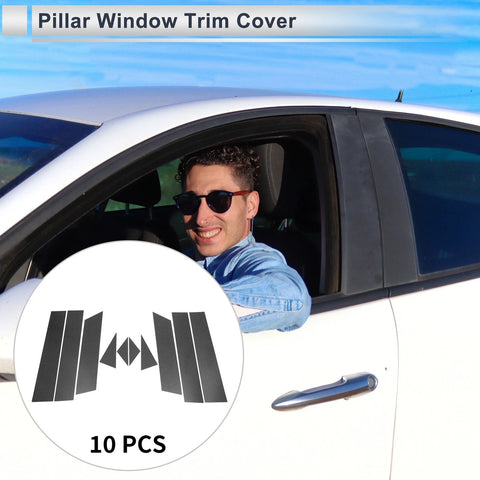 Mazda CX-5 10 Pcs Carbon Fiber Door Pillar Trim (2017-2024)