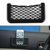3 x Car Seat Side Back Storage Net Bag Phone Holder Pocket Organizer Black
