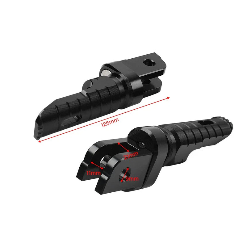 BMW R Nine T / Scrambler, F900R Red Front Footrest Pegs (2020-2023)