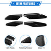 Lexus GX470 (2003-2009) Black 4 x Car Roof Rack Side Rails End Covers