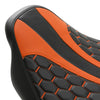 Harley Touring Electra Glide Seat Black/Orange Driver Passenger (2009-2023)
