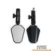 Honda Suzuki Yamaha Universal Adjustable Side Rearview Mirrors 8mm/10mm