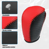 Honda Civic Carbon Fiber Red Leather Gear Shift Knob Cover