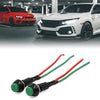 Car Motorcycle 2 x Round Wired Momentary Push Button Switch DC12V-24V